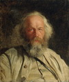 Portrait of Mikhail Alexandrovich Bakunin (1814-76) 1871 - Nikolai Nikolaevich Ge (Gay)