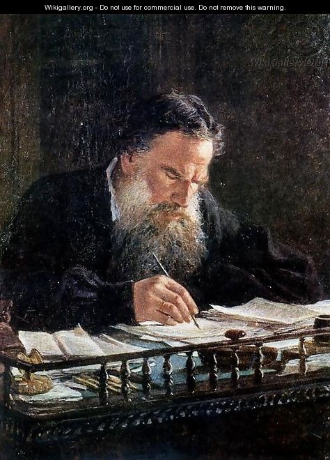 Lev Tolstoy, 1882 - Nikolai Nikolaevich Ge (Gay) - WikiGallery.org, the ...