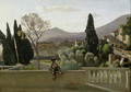 The Gardens of the Villa d'Este, Tivoli, 1843 - Jean-Baptiste-Camille Corot