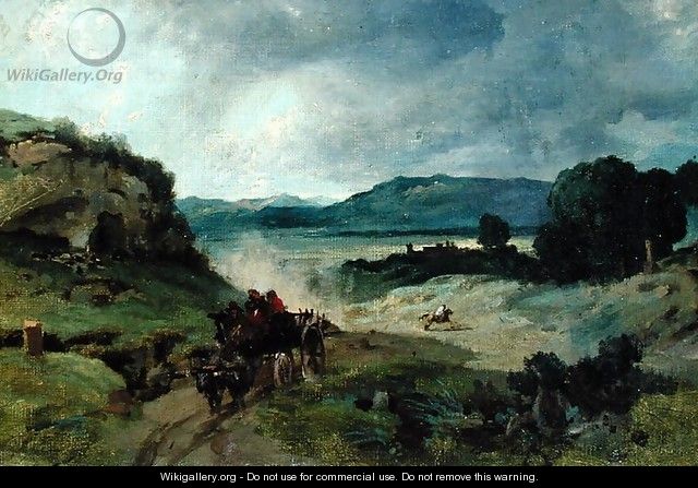 Roman Landscape, 1827 - Jean-Baptiste-Camille Corot