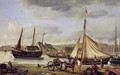 The Merchant's Quay at Rouen, 1834 - Jean-Baptiste-Camille Corot