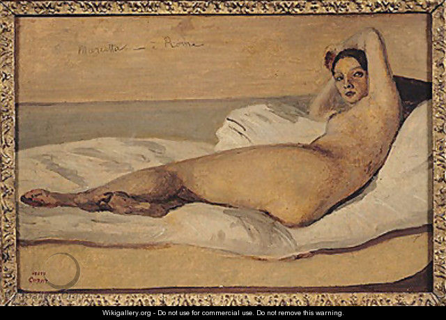 The Roman Odalisque (Marietta) 1843 - Jean-Baptiste-Camille Corot