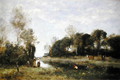 Souvenir of the Bresle at Incheville - Jean-Baptiste-Camille Corot