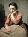 Woman in a Pink Blouse - Jean-Baptiste-Camille Corot