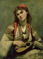 Christine Nilson (1843-1921) or The Bohemian with a Mandolin, 1874 - Jean-Baptiste-Camille Corot