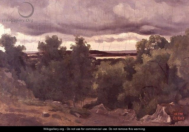 Au Petit Chaville - Jean-Baptiste-Camille Corot