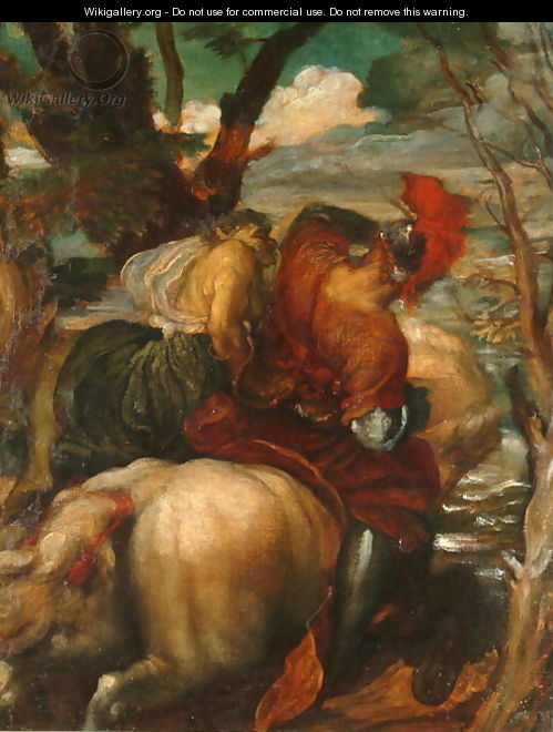 Odoric (1286-1331) and the Witch - George Frederick Watts