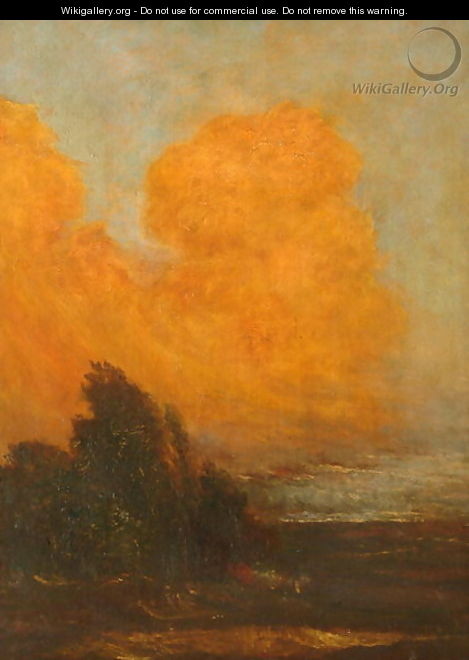 Evening Landscape, c.1890 - George Frederick Watts