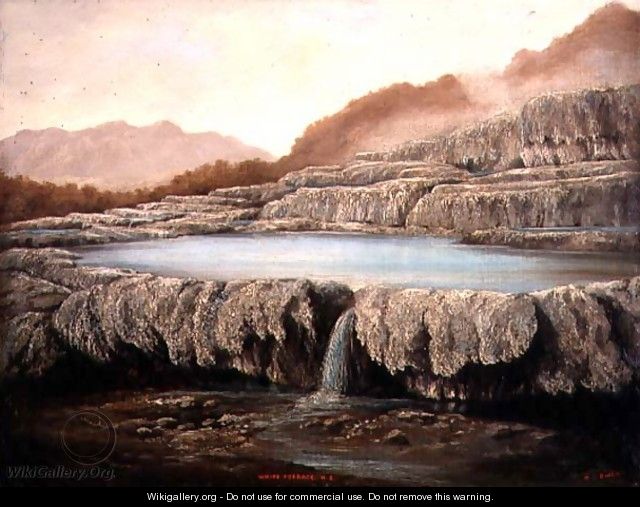 White Terrace, New Zealand, c.1890 - William Bliss Baker