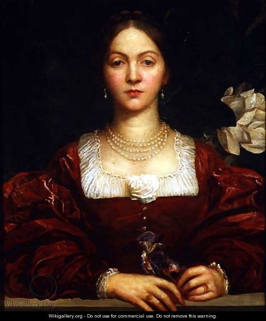 Portrait of Countess of Airlie - George Frederick Watts