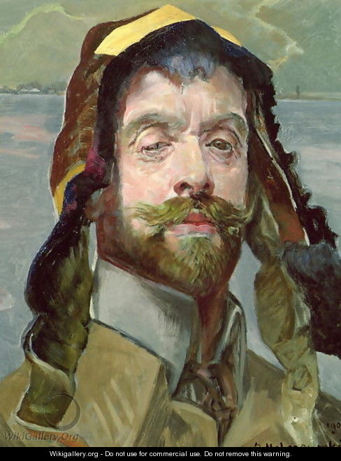 Self Portrait with Phrygian Hat, 1907 - Jacek Malczewski