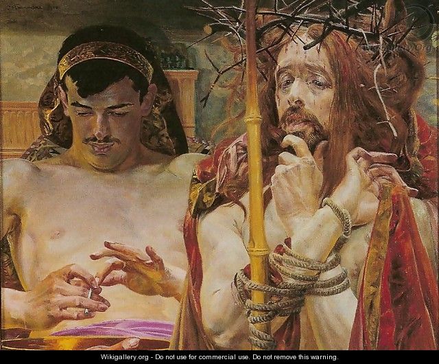 Christ with Pilate, 1910 - Jacek Malczewski