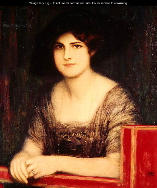 Portrait of a Woman (2) - Franz von Stuck