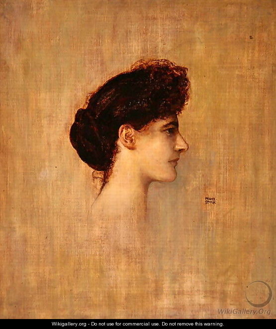 Head of a Woman - Franz von Stuck