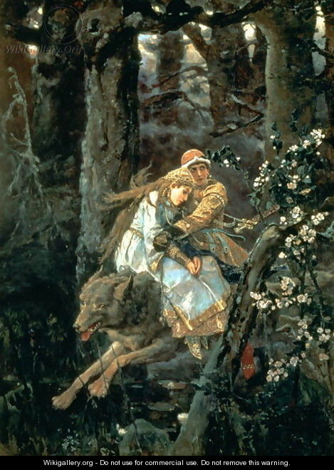 Prince Ivan on the Grey Wolf, 1889 - Viktor Vasnetsov