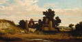 Landscape with Sheep and Old Well, c.1857 - Elihu Vedder