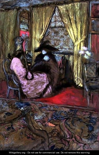 The Visit, c.1910 - Edouard (Jean-Edouard) Vuillard
