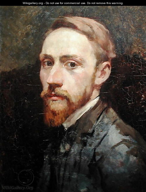 Self Portrait, c.1889-90 - Edouard (Jean-Edouard) Vuillard
