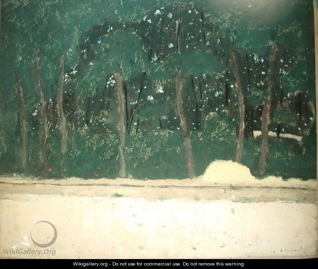 Route on the Edge of the Forest, c.1904 - Edouard (Jean-Edouard) Vuillard