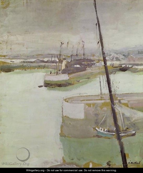 The Port of Honfleur, 1919 - Edouard (Jean-Edouard) Vuillard