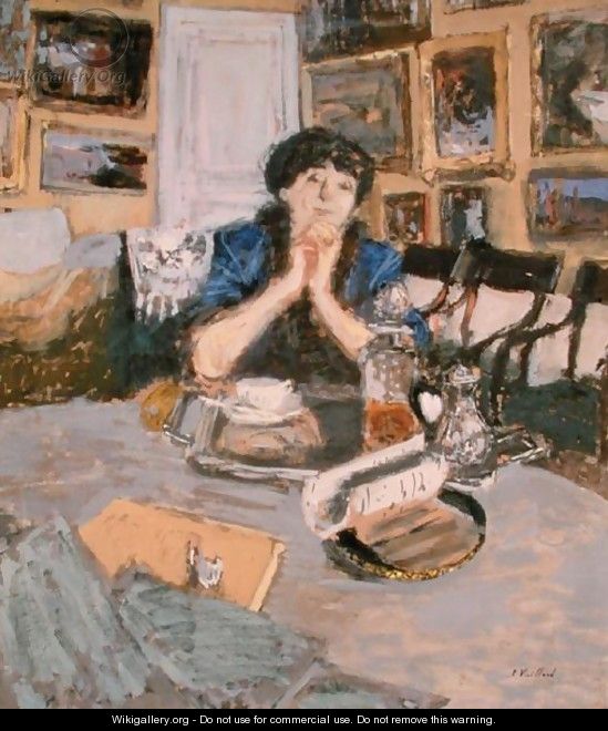 Madame Hessel with a Shawl, 1911 - Edouard (Jean-Edouard) Vuillard