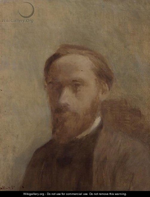 Self Portrait, c.1890 - Edouard (Jean-Edouard) Vuillard
