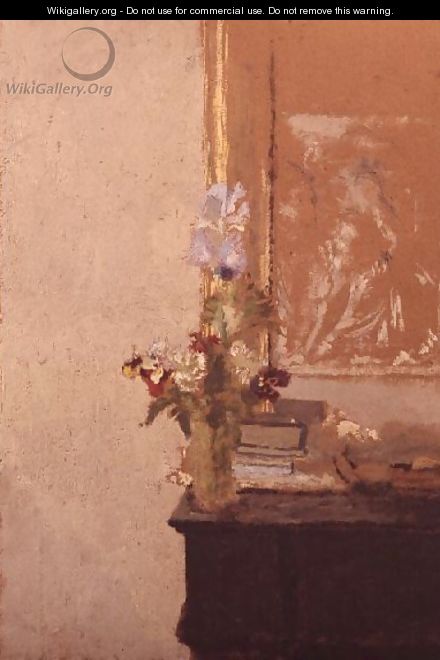 Still life of flowers - Edouard (Jean-Edouard) Vuillard