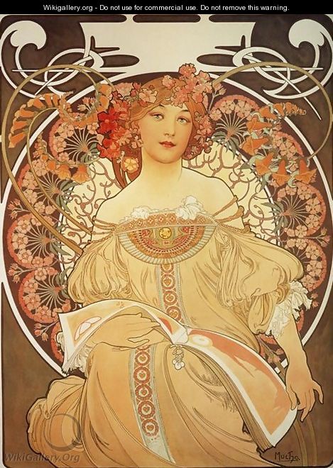 Reverie, 1897 - Alphonse Maria Mucha