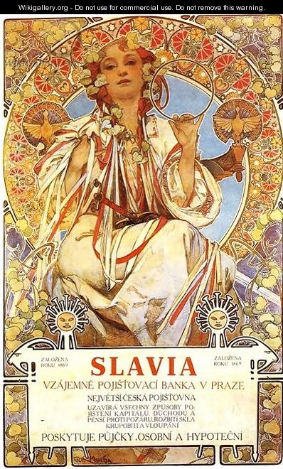 Slavia, 1896 - Alphonse Maria Mucha