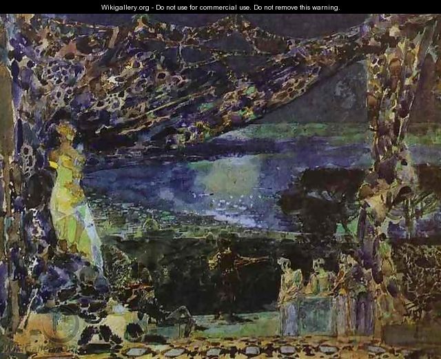 Italian Night, 1891 - Mikhail Aleksandrovich Vrubel