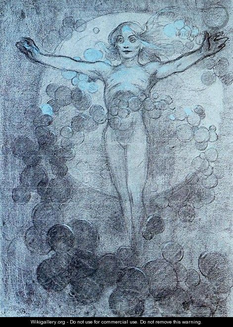 Standing Figure. c.1900 - Alphonse Maria Mucha