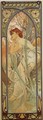 Evening Contemplation. From The Times of the Day Series. 1899 - Alphonse Maria Mucha