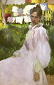 Portrait of Mrs N.F. Ober, 1896 - Konstantin Andreevic Somov