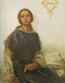 Portrait of Jaroslava, c. 1930 - Alphonse Maria Mucha