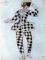 Costume design for Harlequin, from Sleeping Beauty, 1921 - Leon (Samoilovitch) Bakst