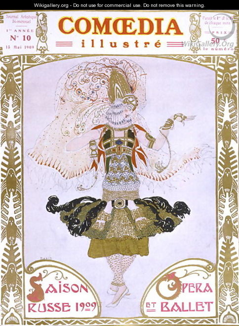 Front cover of Comoedia, 1909 - Leon (Samoilovitch) Bakst