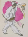 Costume Designs for Pamina and Monostatos in 'The Magic Flute' 1922 - Leon (Samoilovitch) Bakst