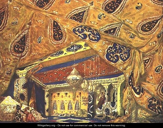 A Scheherazade Salon - Leon (Samoilovitch) Bakst