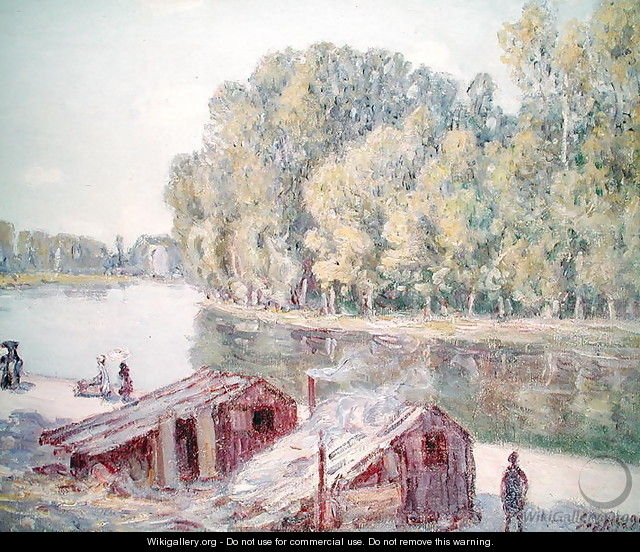 Banks of the River, 1896 - Alfred Sisley