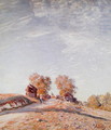 Uphill Road in Sunshine, 1891 - Alfred Sisley