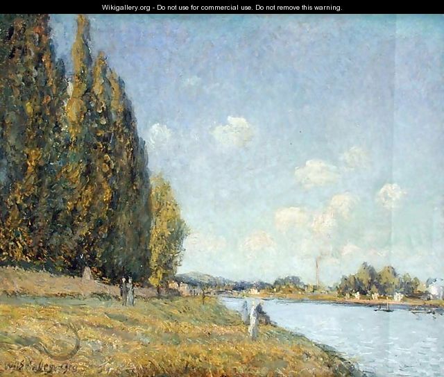 The Seine at Billancourt, 1879 - Alfred Sisley