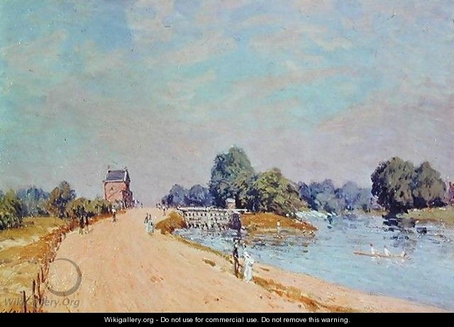 The Road to Hampton Court, 1895 - Alfred Sisley