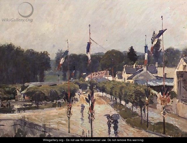 Fourteenth of July at Marly-le-Roi, 1875 - Alfred Sisley