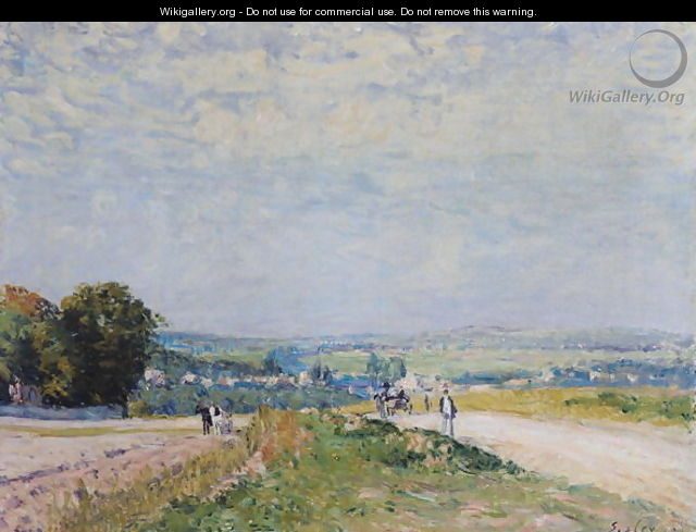 The Road to Montbuisson at Louveciennes, 1875 - Alfred Sisley