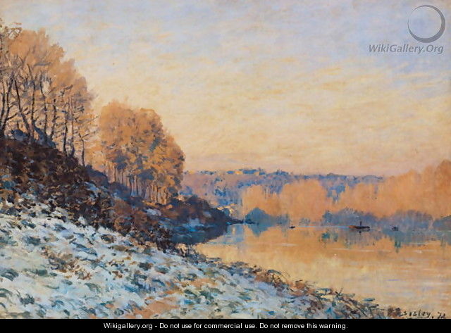 Port-Marly, White Frost, 1872 - Alfred Sisley