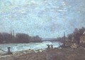 After the Thaw, the Seine at Suresnes Bridge, 1880 - Alfred Sisley