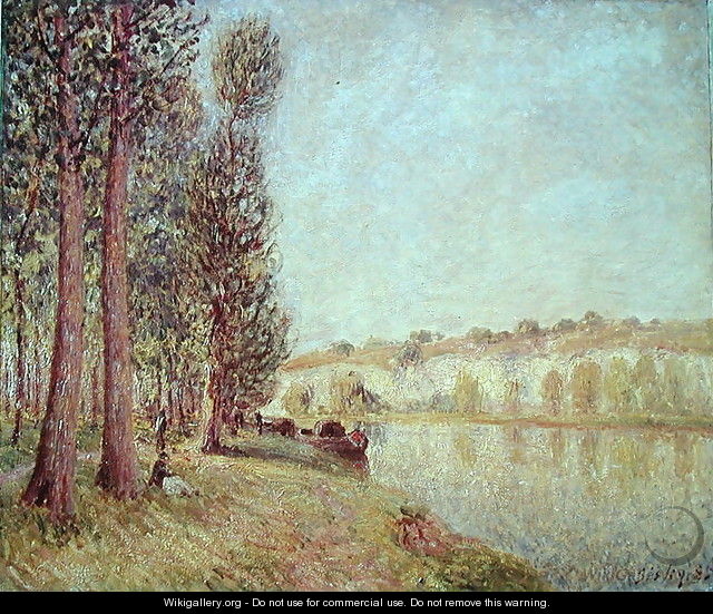 The Loing at Moret, 1888 - Alfred Sisley