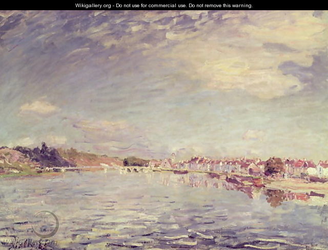 Saint-Mammes, 1885 - Alfred Sisley
