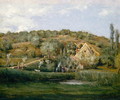 A French Homestead - Julian Alden Weir