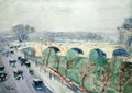 The Pont Royal in Paris, 1928 - Lesser Ury